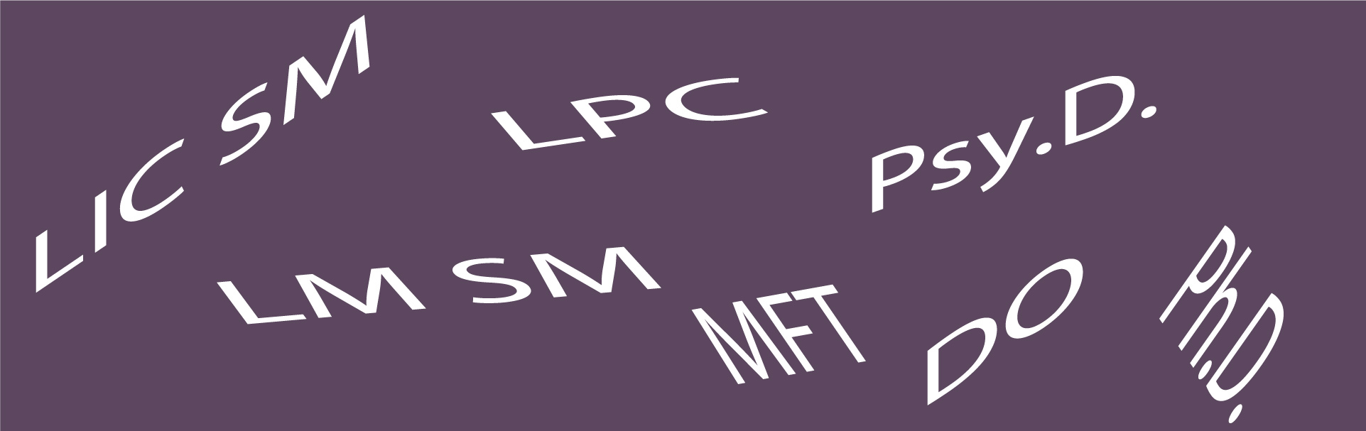 Mental health therapy degrees and certifications