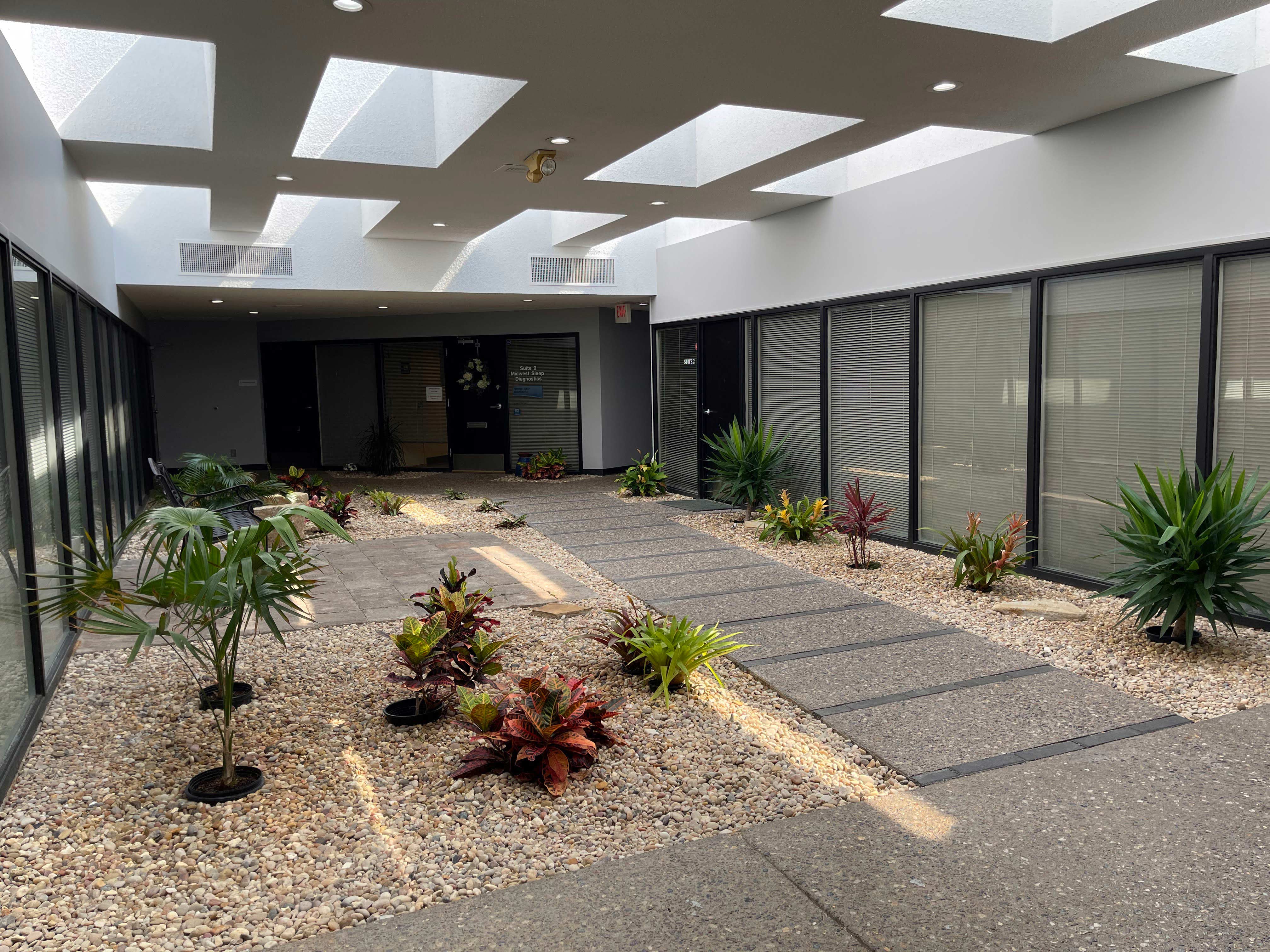 Open Arms Wellness Ballwin Office, atrium view