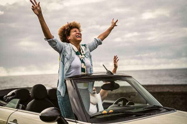 A couple appears happy. This demonstrates outcomes of trauma therapy in St. Louis, MO. See how our trauma therapists in St. Louis, MO can help.