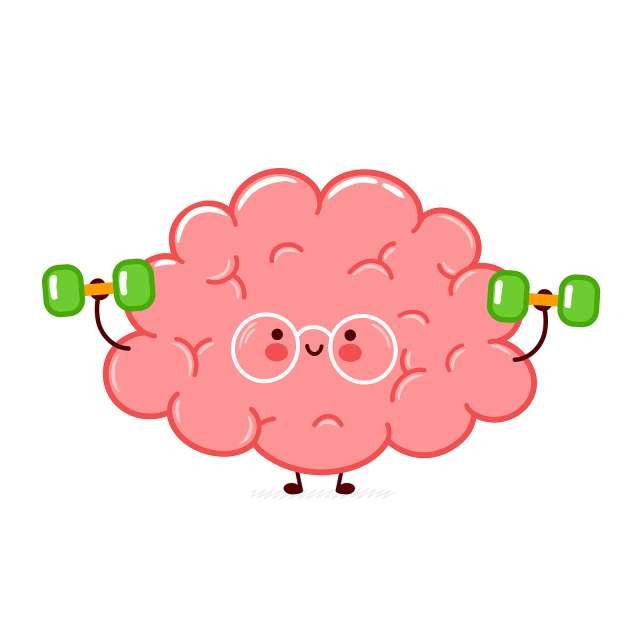 A cartoon brain is shown. This relates to concepts of DBT therapy in St. Louis, MO. Our DBT therapists in St. Louis, MO offer effective DBT therapy in St. Louis, MO.