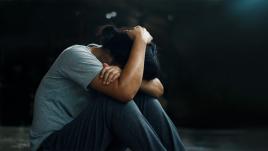 Person dealing with trauma