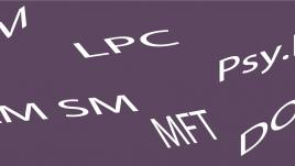 Mental health therapy degrees and certifications
