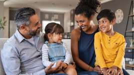 A family is shown. This relates to concepts of child therapy in St. Louis, MO. Our child therapists offer child therapy in Kansas City, MO.